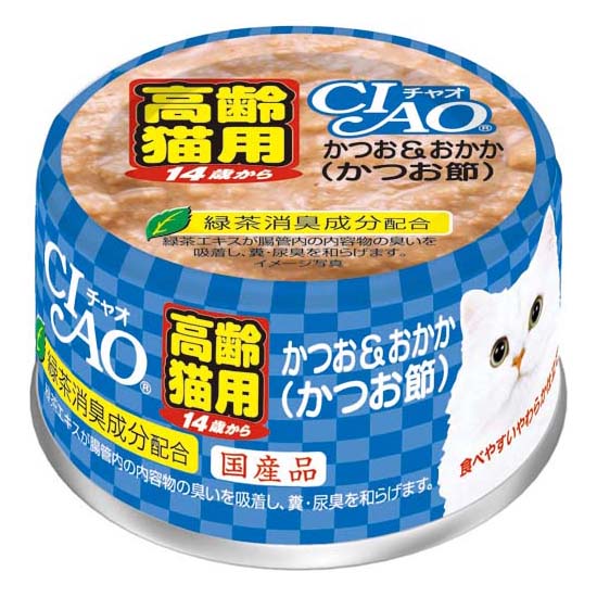 イナバペット チャオ14歳カツオ&オカカ　75g