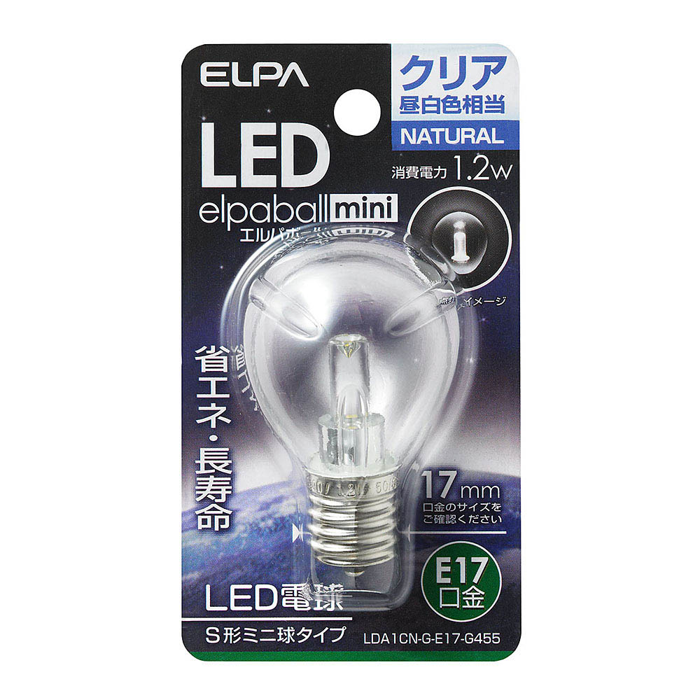 LED電球S形E17　LDA1CN-G-E17