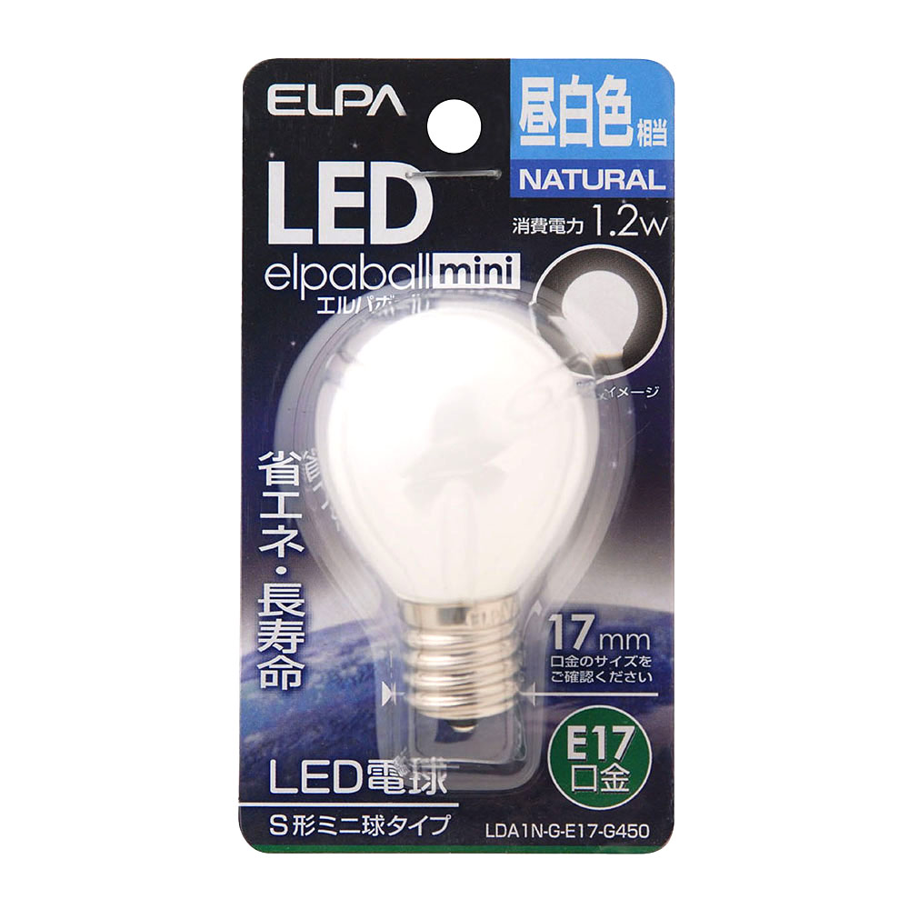 LED電球S形E17　LDA1N-G-E17
