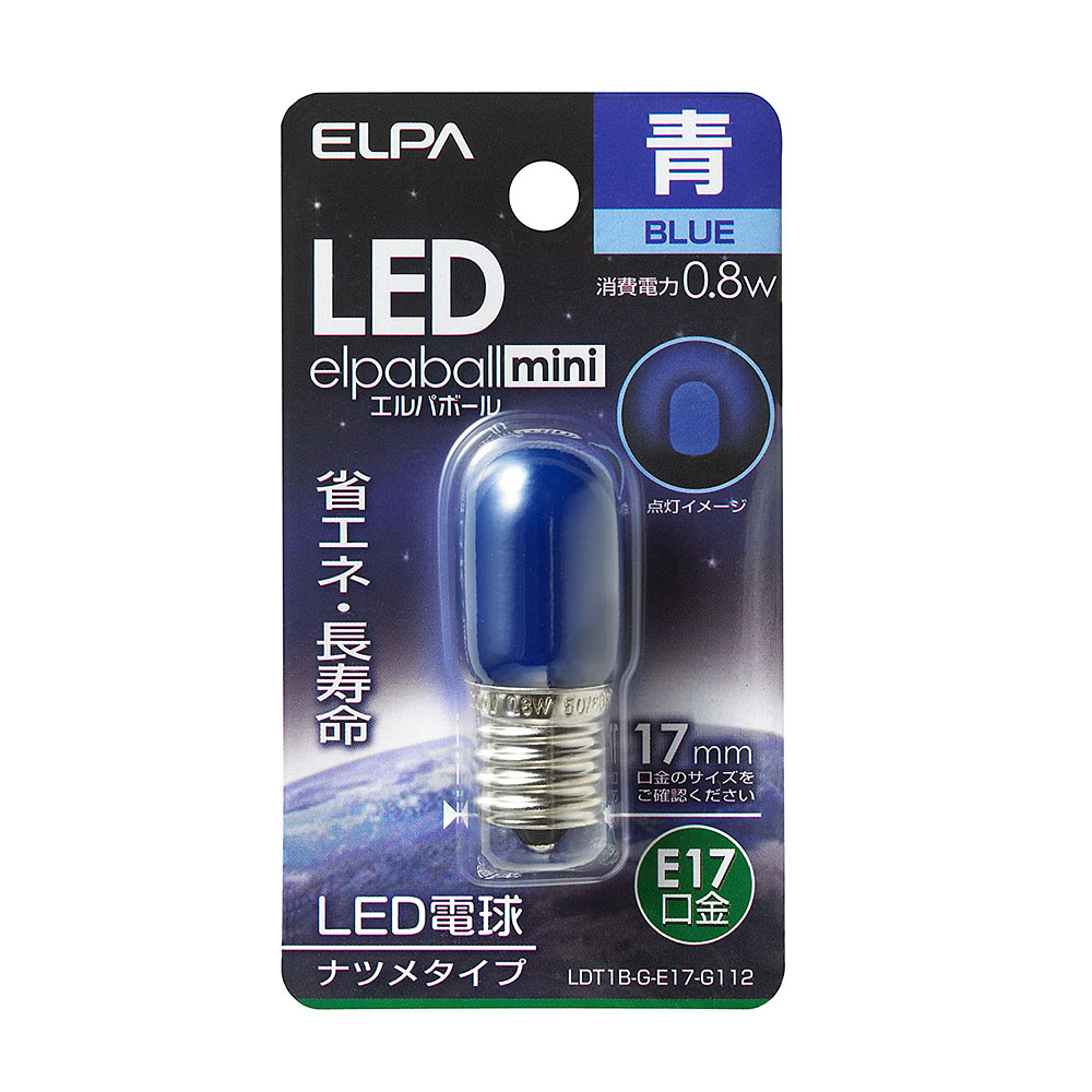 LED電球ナツメ形E17　LDT1B-G-E17