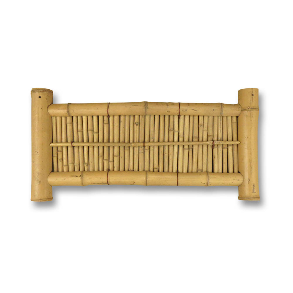 足元垣 丸竹縦　W60xH30cm