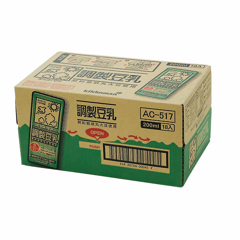 キッコーマン 特濃調整豆乳 200ml ケース18本 キッコーマン 特濃調整豆乳 200ml ケース18本