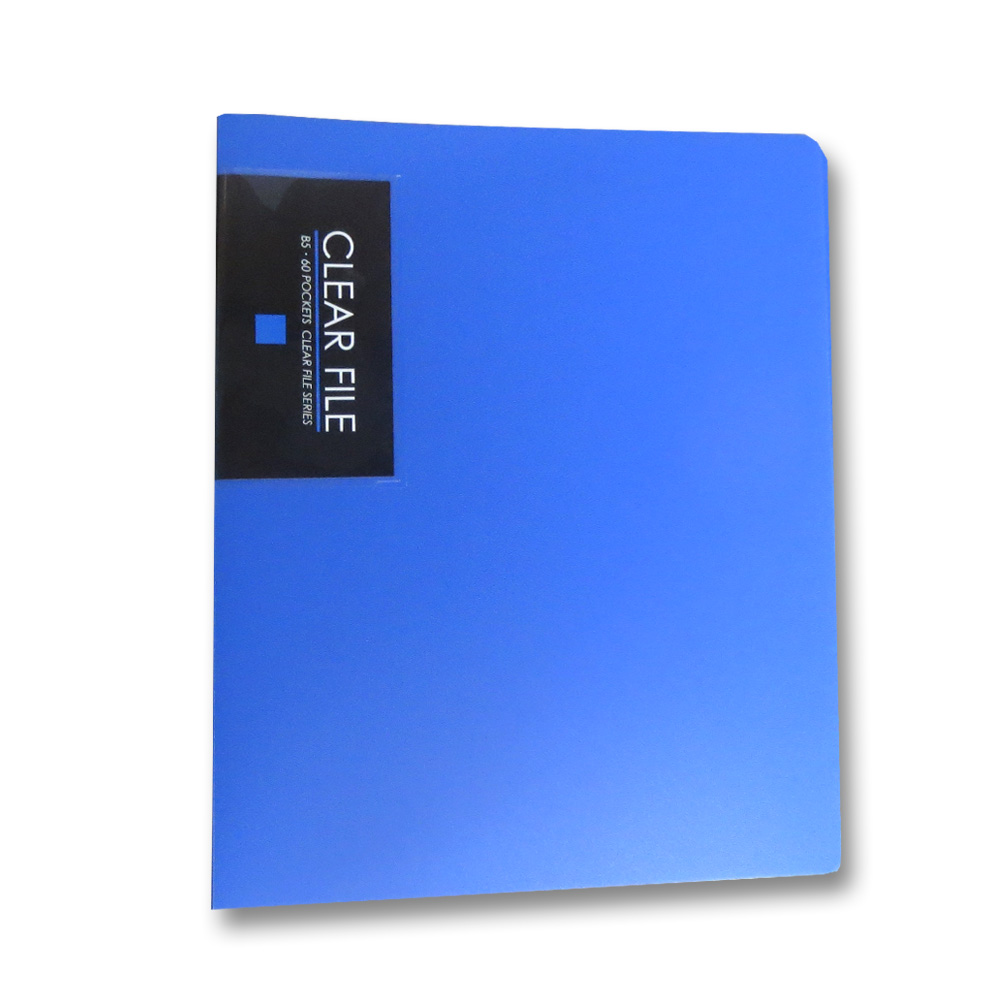 クリアブック B5 60ポケット ブルー ジョイフル本田 店舗受取サービス クリアブック B5 60ポケット ブルー ジョイフル本田 店舗受取サービス