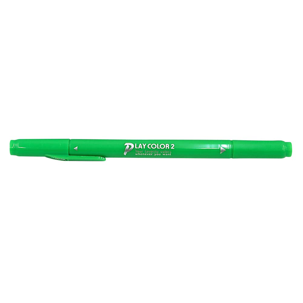 トンボ 水性サインペンプレイカラ-2黄緑　WS-TP06