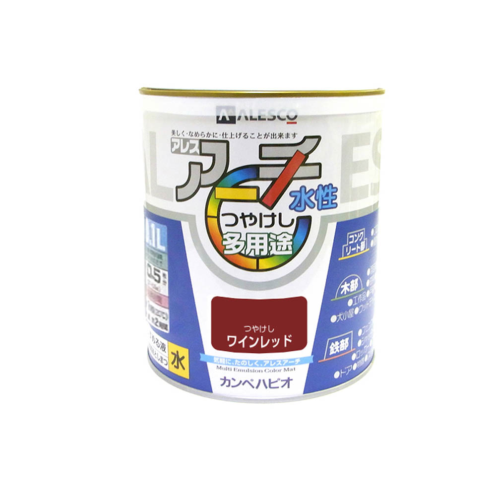 水性 アレス アーチ ワインレッド　0.1L