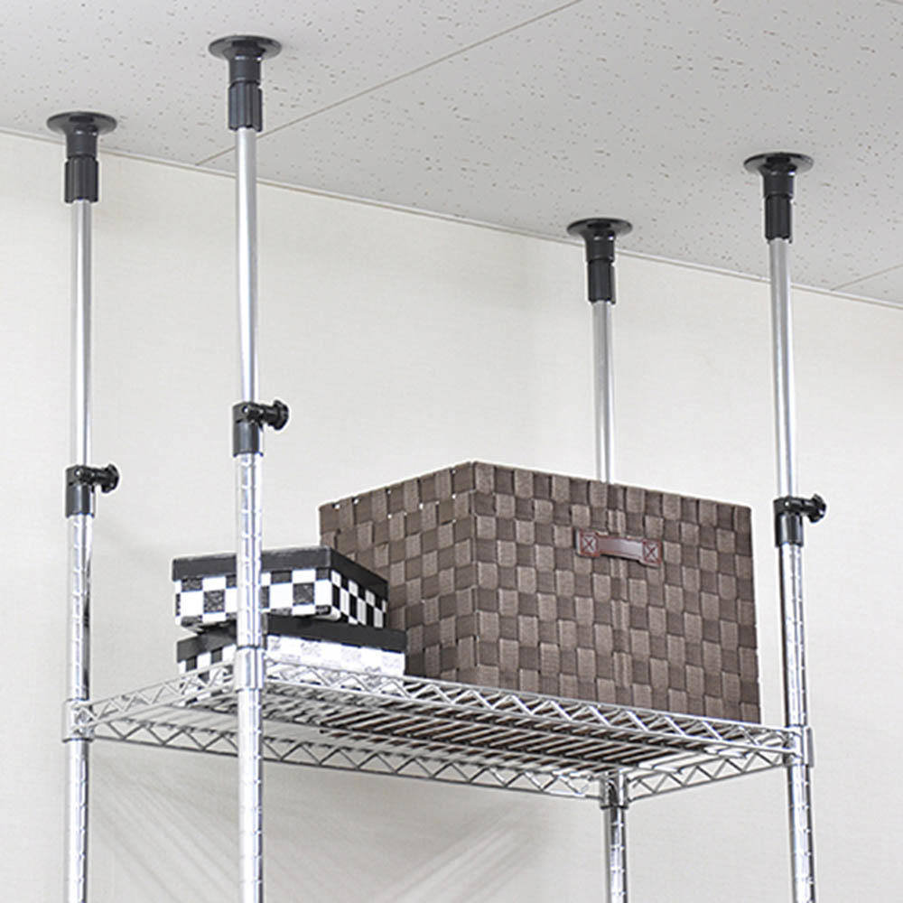 スチールラック用 突っ張り支柱 M (約)48-75cm | ジョイフル本田