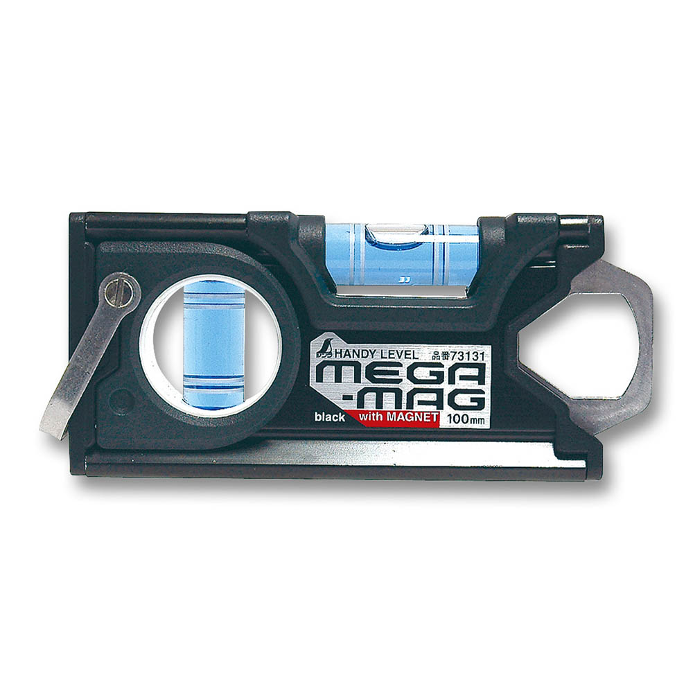 ハンデイレベル MEGA-MAG 黒マグネット付　100mm 30×50×110mm