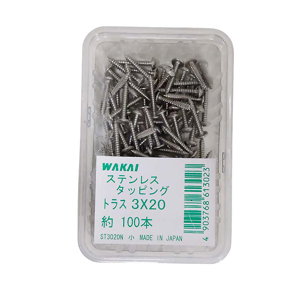 ステンレス　トラスタッピング　１００本　３ｘ２０ｍｍ