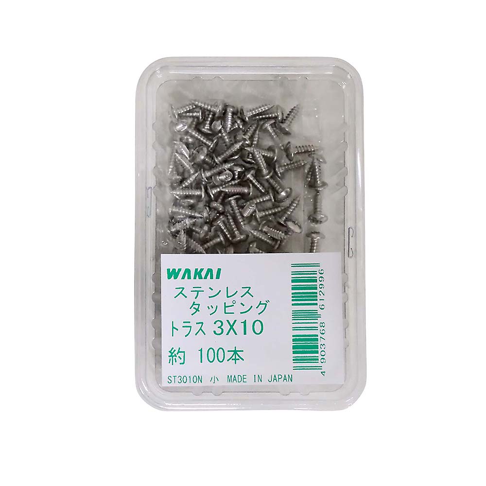 ステンレス　トラスタッピング　１００本　３ｘ１０ｍｍ