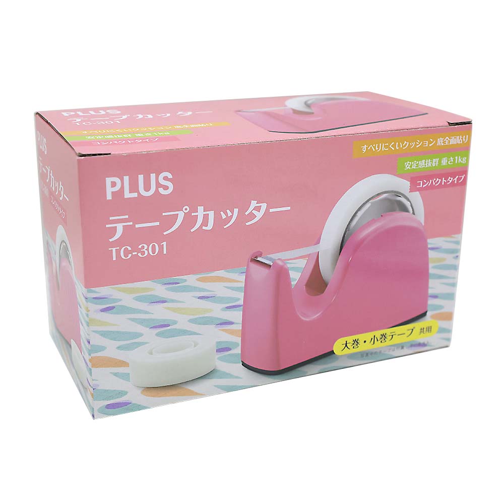 プラス テープカッター ピンク TC-301PK | ジョイフル本田 取り寄せ