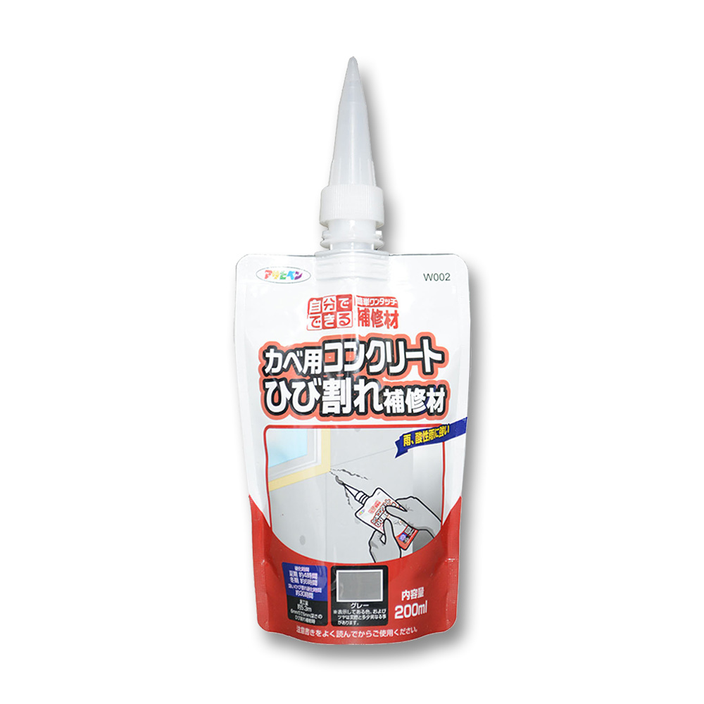 カベ用コンクリートひび割れ補修材 w002 200ml ジョイフル本田 店舗受取サービス カベ用コンクリートひび割れ補修材 w002 200ml ジョイフル本田 店舗受取サービス