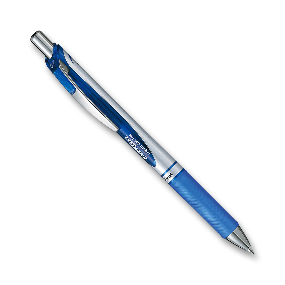 ペンテル ゲルボールペン/0.7mm エナージェル(ノック式) 青　BL77-C