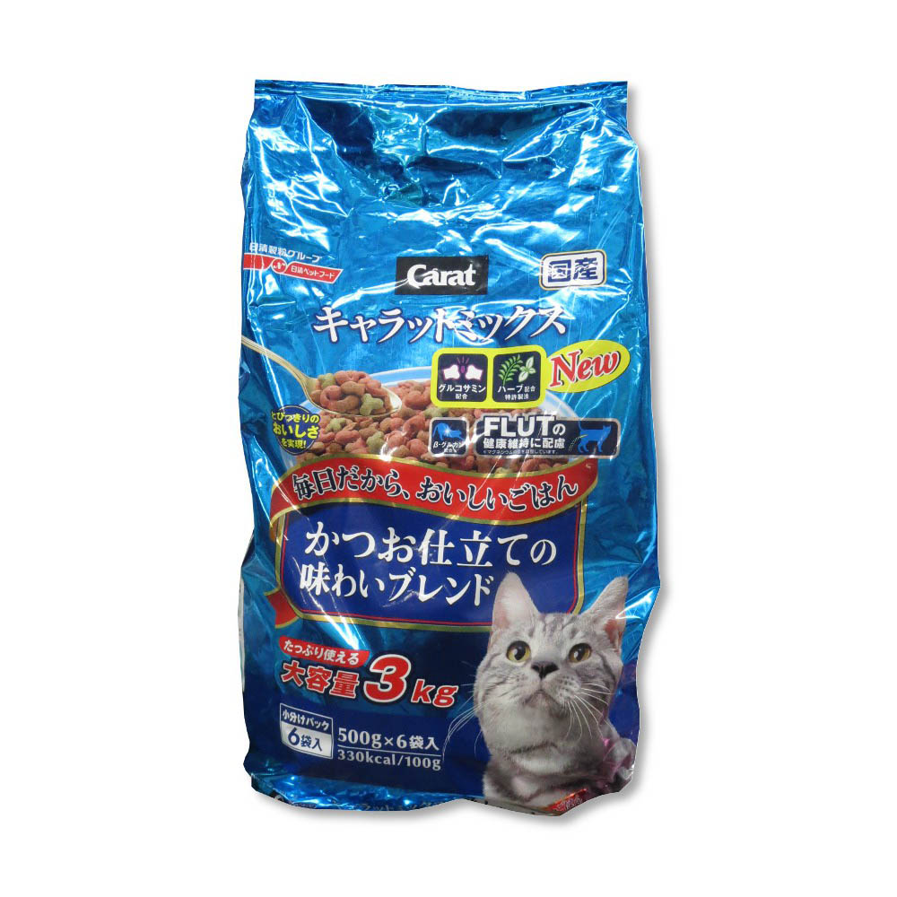 Nキャラットミックスかつお 3kg ジョイフル本田 店舗受取サービス