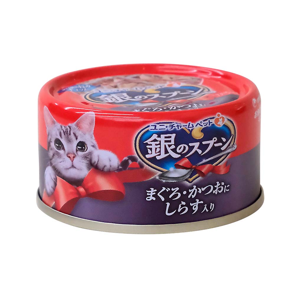 銀ノスプーン缶まぐろかつおしらすイリ　７０ｇ