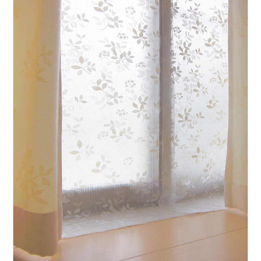 断熱カーテンライナー 採光レースリーフ100x225　幅100×丈225cm