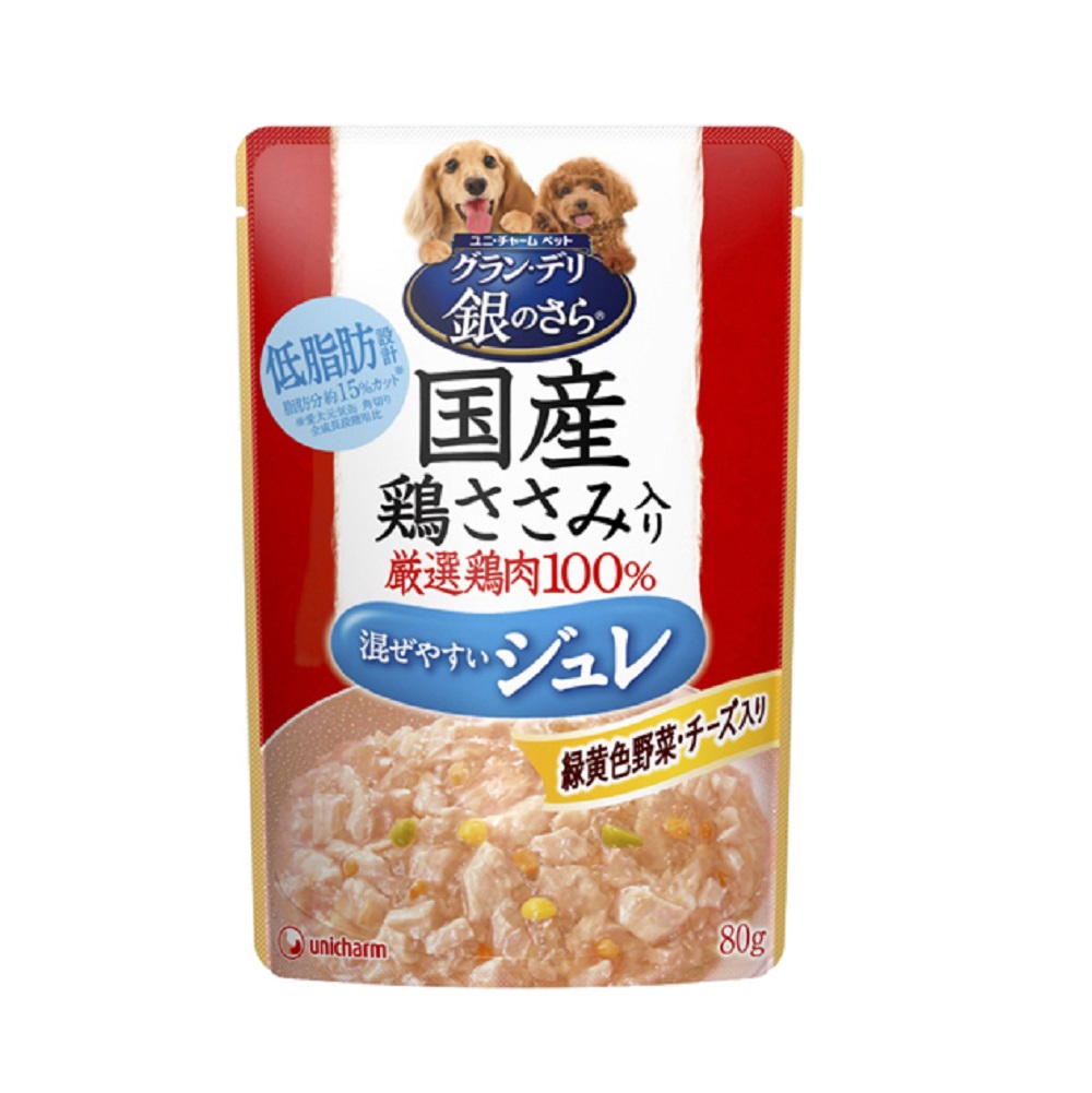 グランデリパウチ ジュレ鶏ササミ野菜チーズ　80g