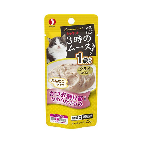 キャネット3時のムースかつお削り節　25g