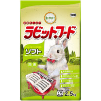 イースター動物村ラビットフードソフト　２．５Ｋｇ