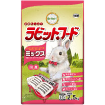 イースター動物村ラビットフードミックス　２．５Ｋｇ
