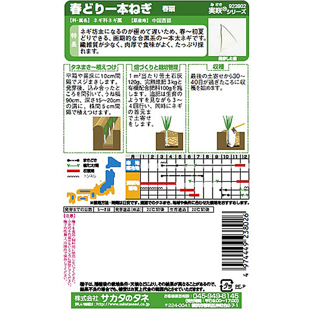 ネギ_春どり一本ねぎ_春扇　春秋兼用
