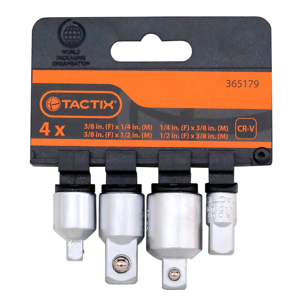 TACTIX 4PCソケットアダプタセット　365179