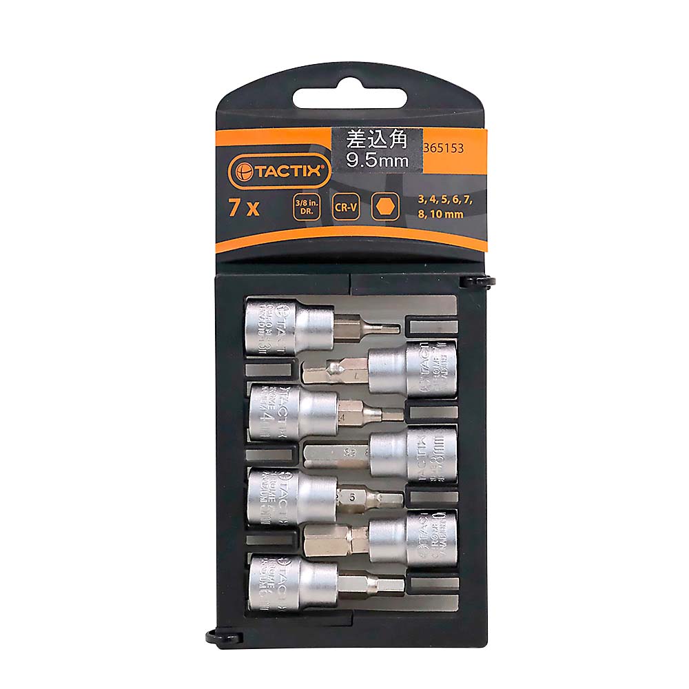 ＴＡＣＴＩＸ　７ＰＣ６角ソケットセット　３６５１５３