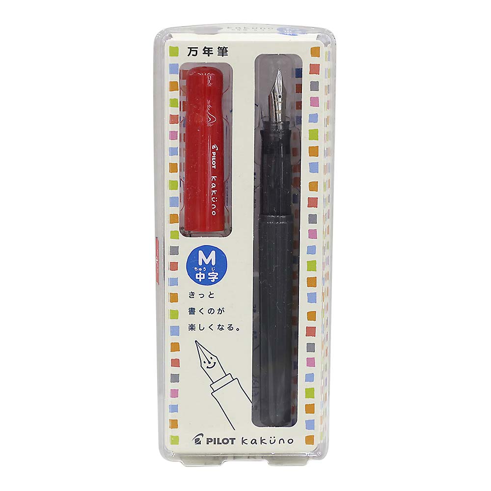 カクノ 万年筆 レッド M　FKA1SRRM