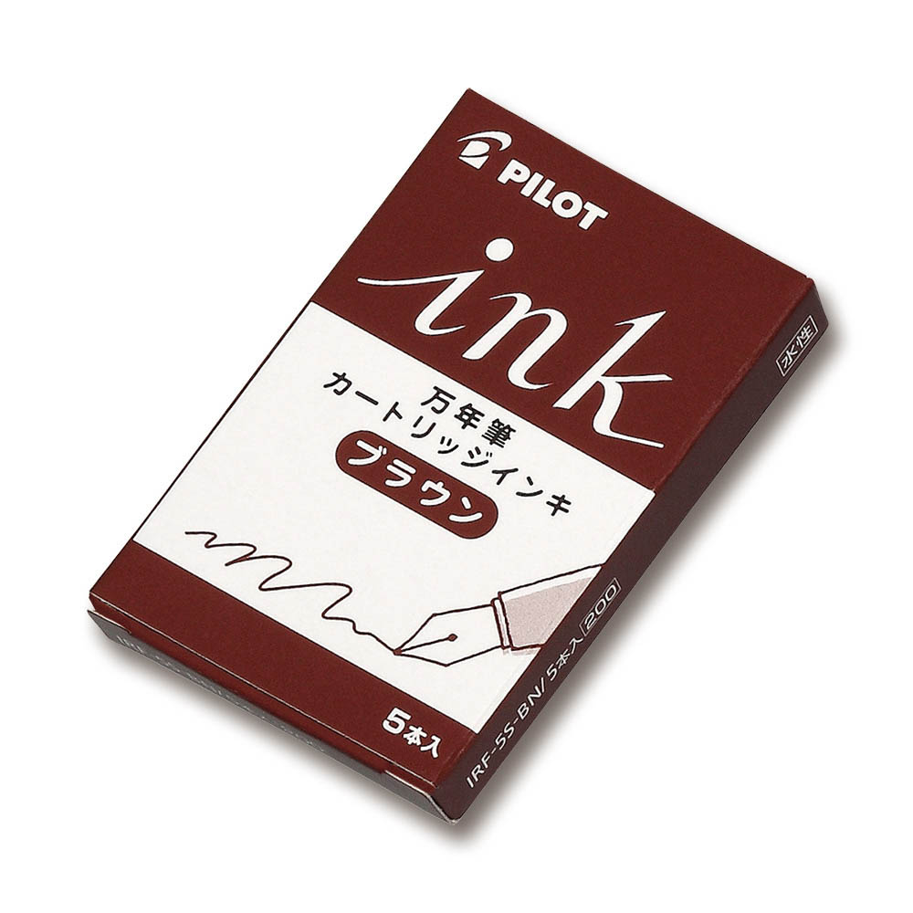 万年筆 カラーインキカートリッジ 茶　IRF5SBN