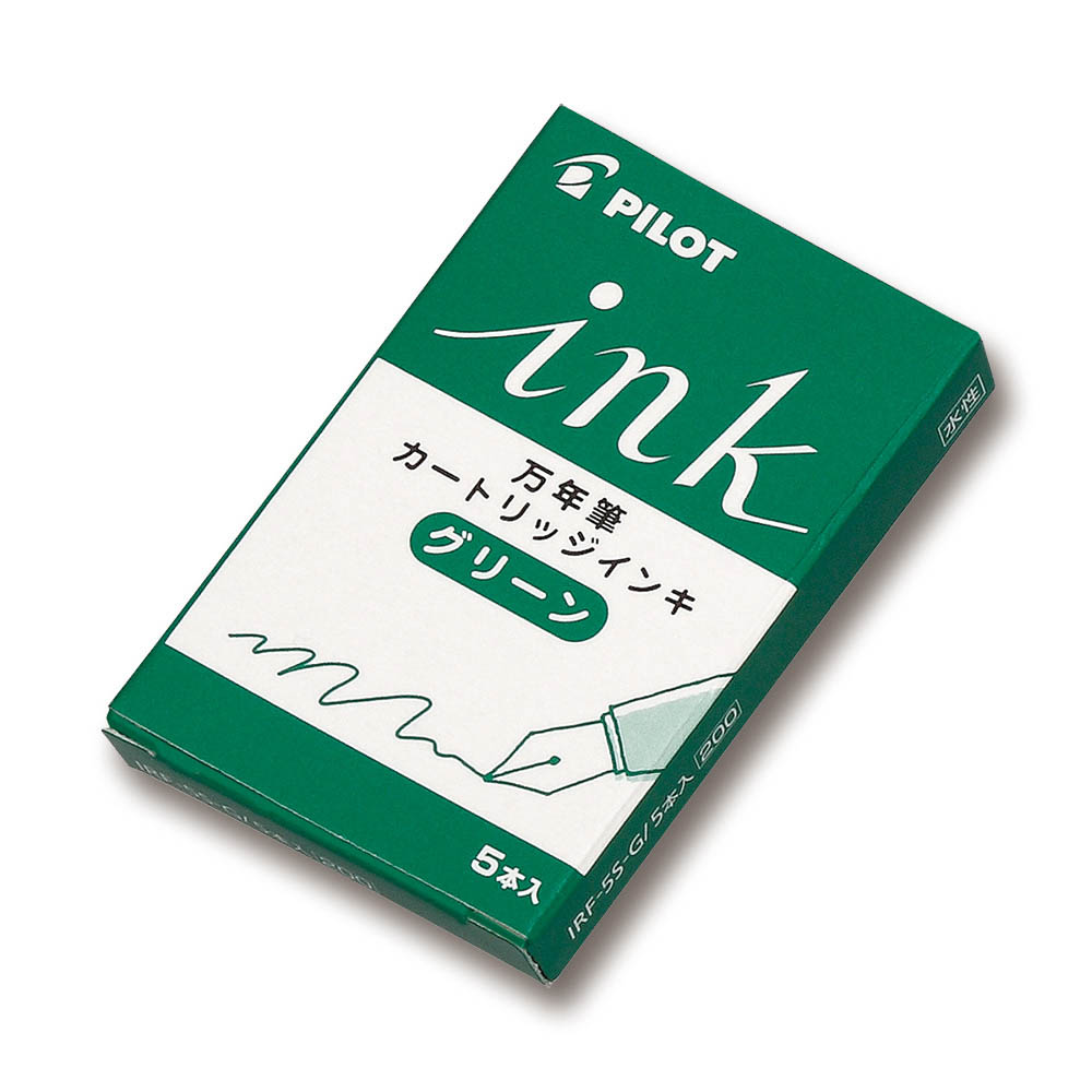 万年筆 カラーインキカートリッジ 緑　IRF5SG