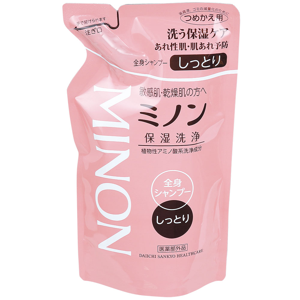 ミノン　全身シャンプーしっとりタイプ　詰替　３８０ml