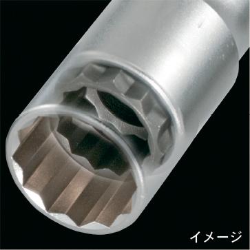 耐久ソケット　ダブル１９×２４ｍｍ　６角　ＴＳＫ－Ｔ１９２４－６Ｋ