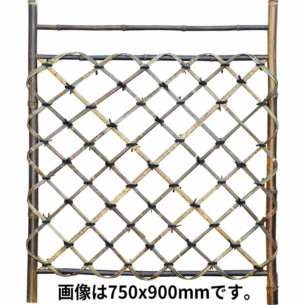 黒竹枝折戸　600x900mm