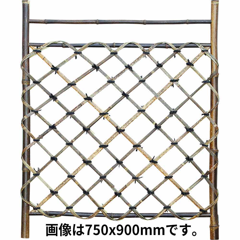 黒竹枝折戸　750x1050mm