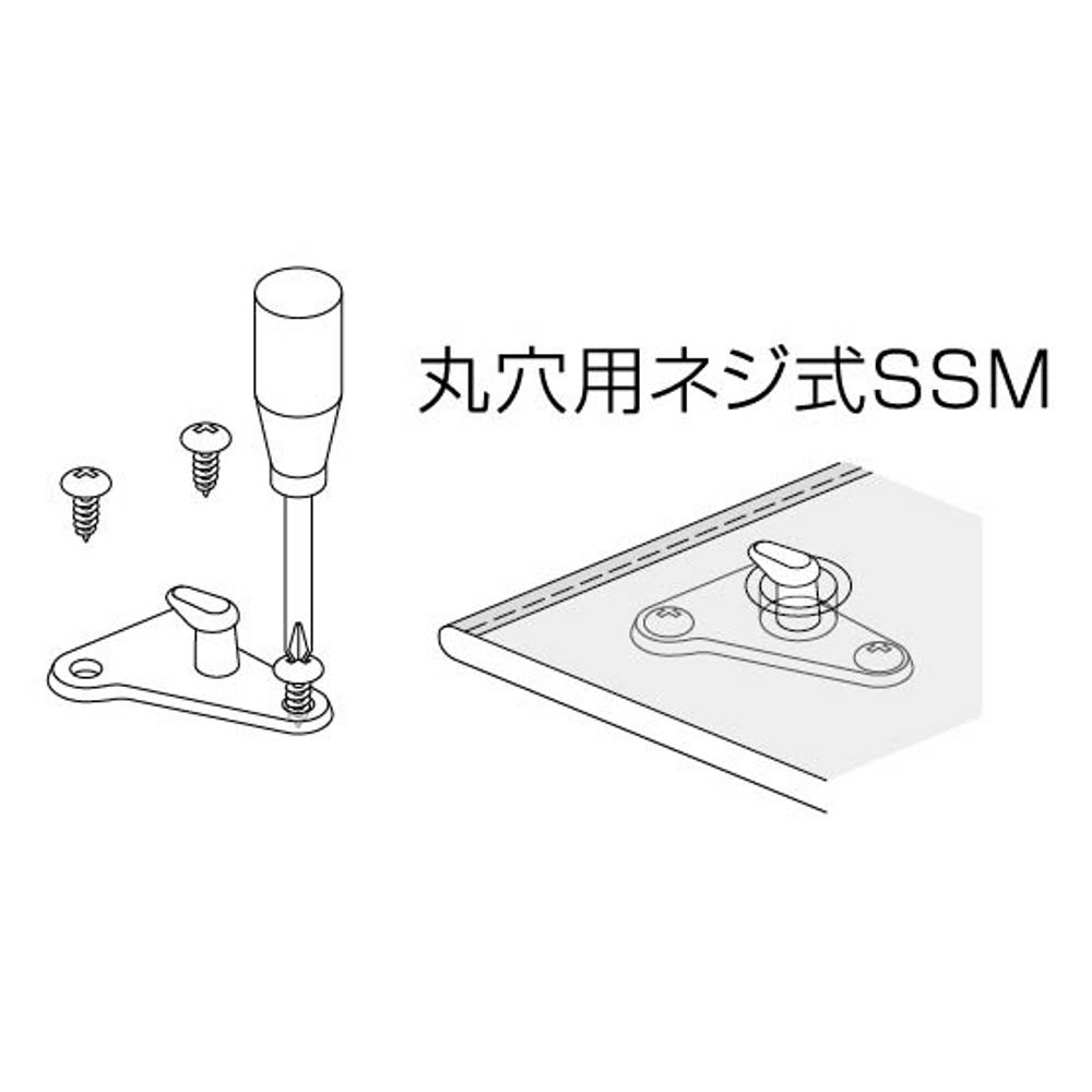 ボンフォーム　マットフック　丸穴用ネジ式　ＳＳＭシングルタイプ