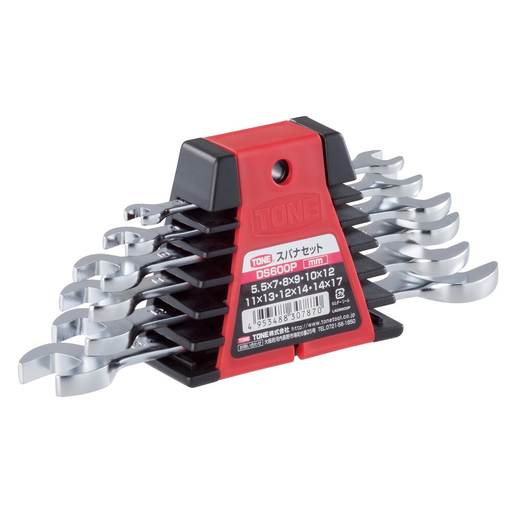 ＴＯＮＥ　スパナセット６ＰＣＳ　ＤＳ－６００Ｐ