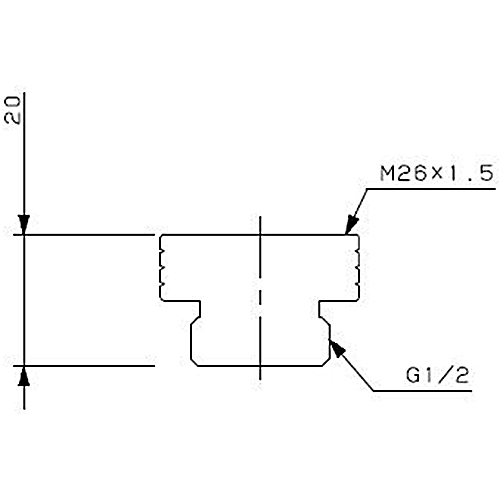 スイッチシャワー用アダプター LIXIL用　9318S