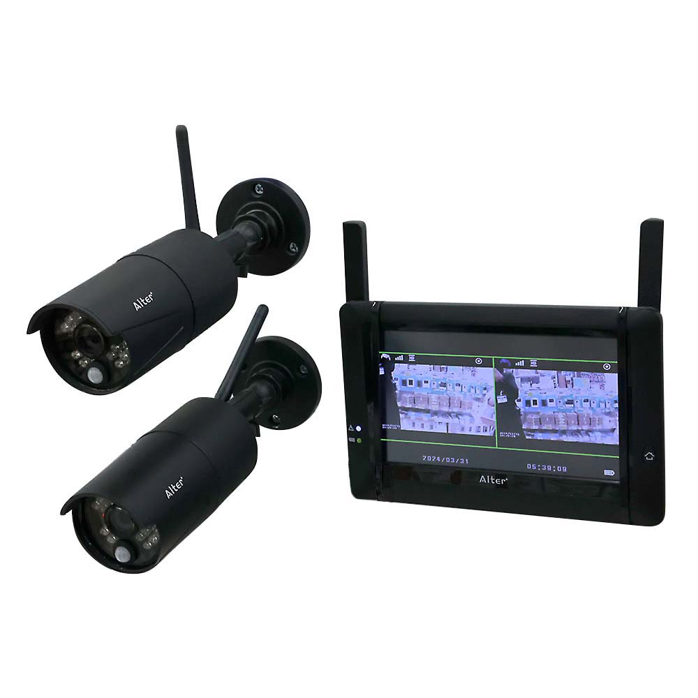 300万画素AIワイヤレスカメラセット NS-AI2110WRMS | ジョイフル 300万画素AIワイヤレスカメラセット NS-AI2110WRMS | ジョイフル