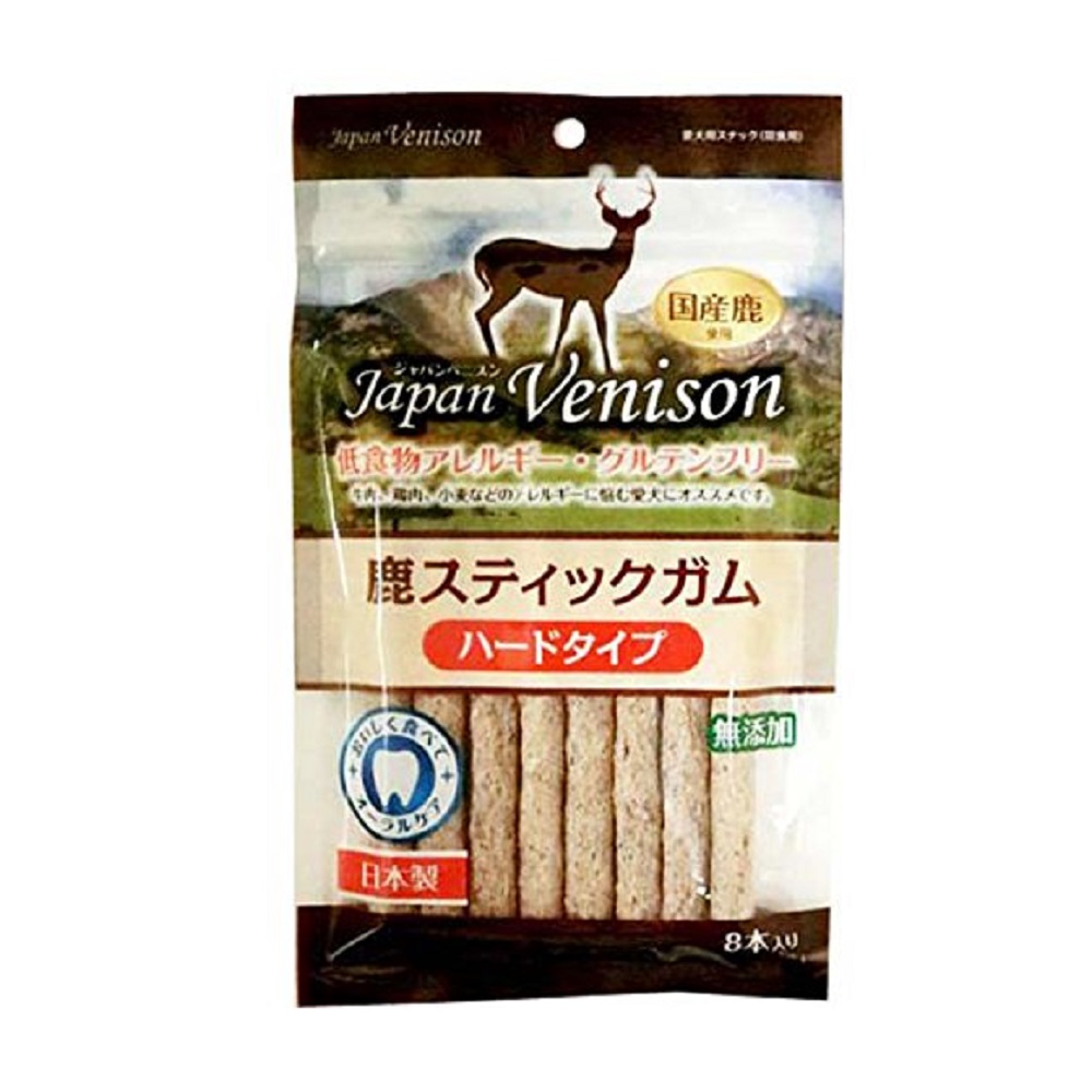 Japan Venison 鹿スティックガム ハード　8本