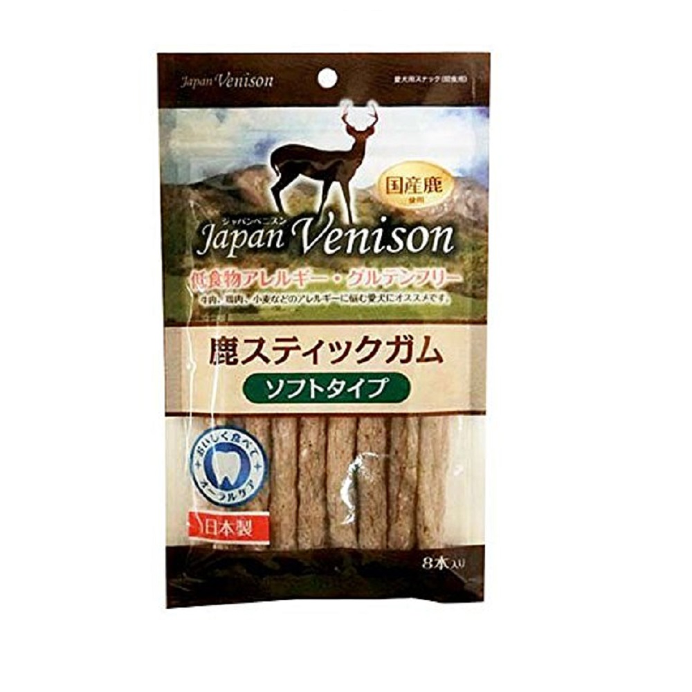 Japan Venison 鹿スティックガム ソフト　8本