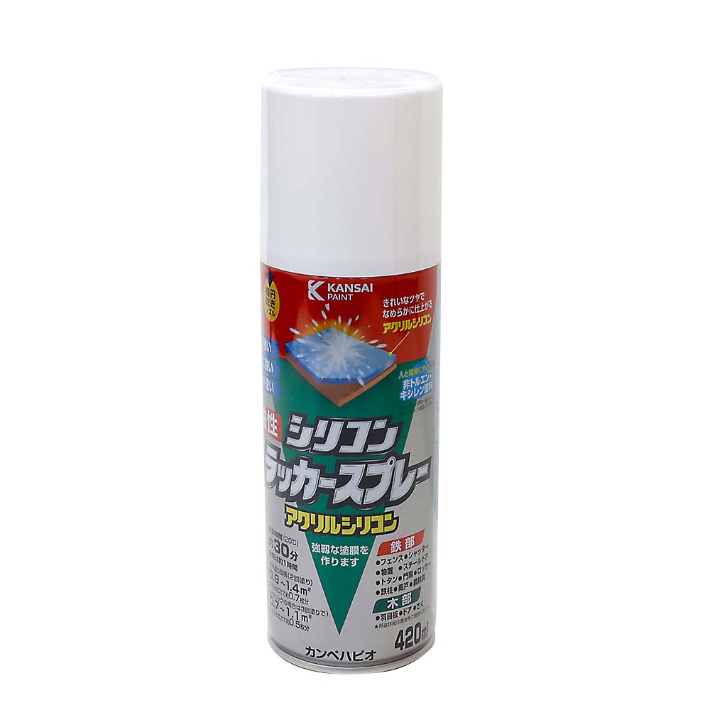 シリコンラッカースプレー　ホワイト　４２０ml