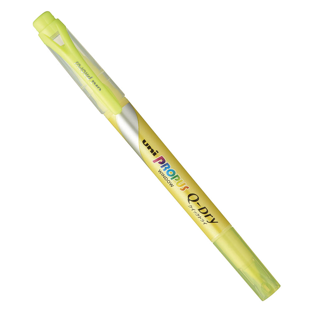 蛍光ペン　プロパスウィンドウ　クイックドライ　イエロー　ＰＵＳ１３８Ｔ．２
