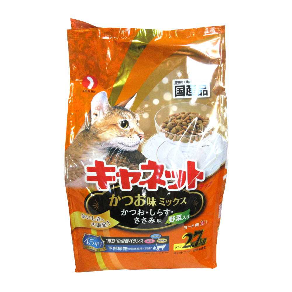 キャネットチップ カツオアジミックス　2.7kg