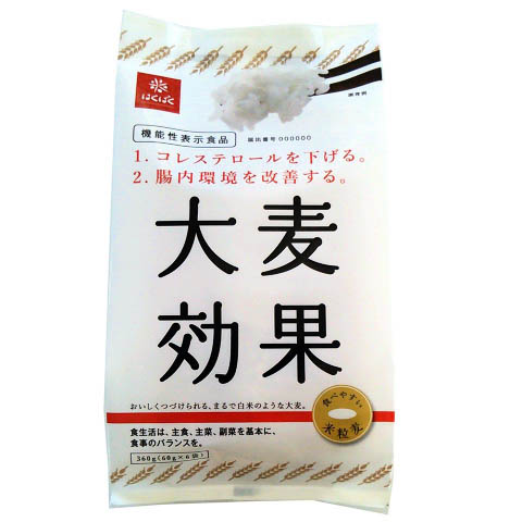 はくばく　大麦効果　６０ｇｘ６袋
