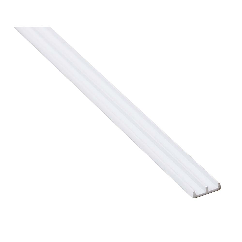 ガラス戸レール 5mm用 下 白　1000mm