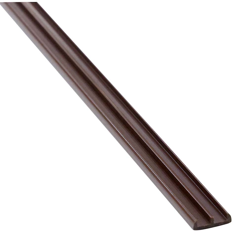 ガラス戸レール 5mm用 下 茶　1800mm