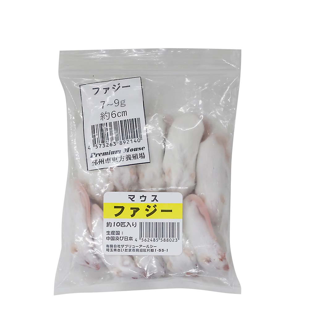 冷凍ファジーマウス　１０匹